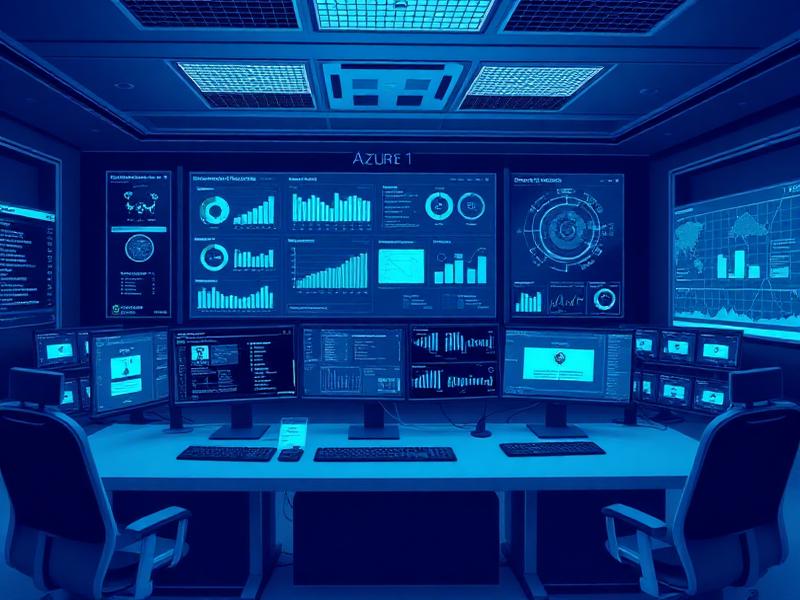 Security Operations Center (SOC) dashboard showing real-time threat monitoring and detection analytics